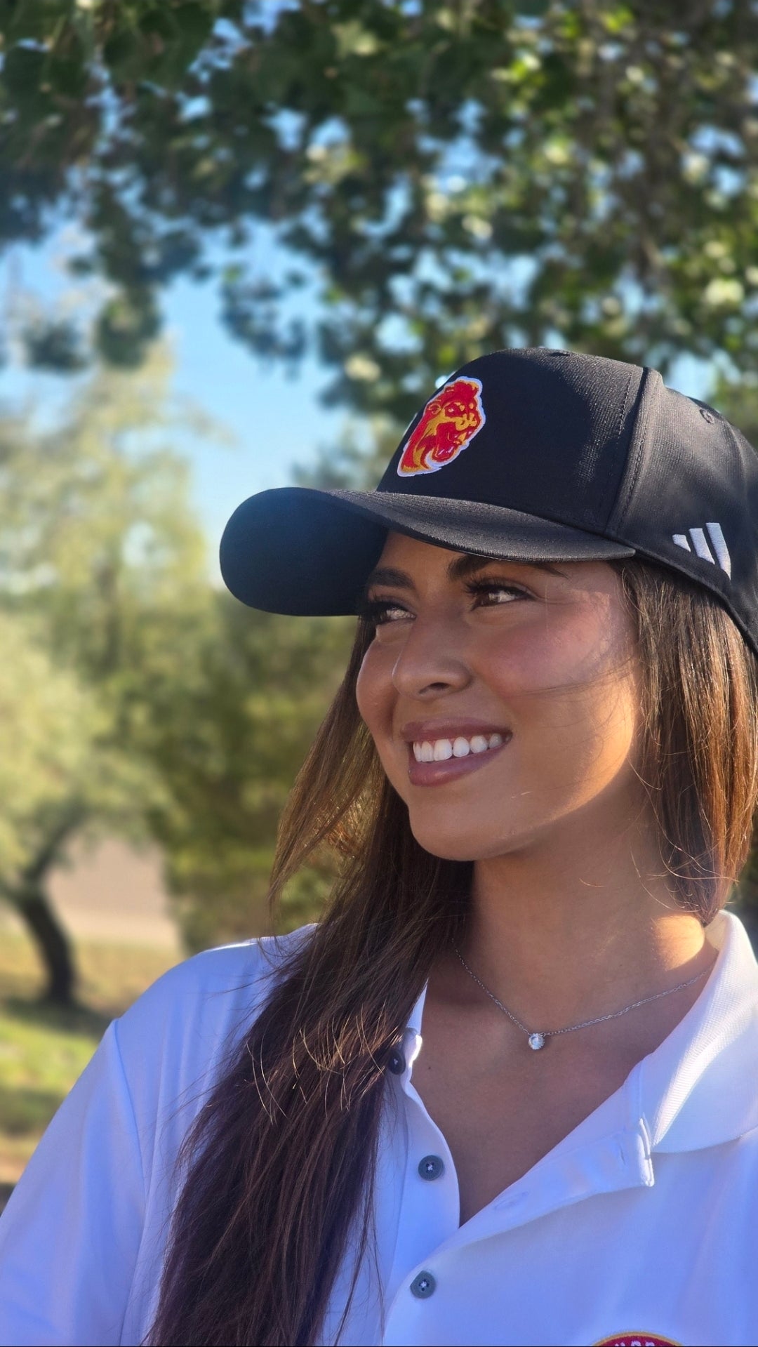 Adult Black Curved Adidas hat